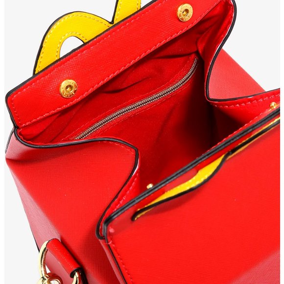 McDonald's Happy Meal Box Figural Crossbody Bag Red NEW SEALED - Picture 3 of 16